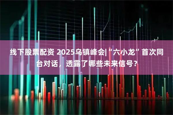 线下股票配资 2025乌镇峰会|“六小龙”首次同台对话，透露了哪些未来信号？